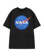 Black NASA Classic Logo T-Shirt, Image 1 of 6