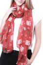 Red Owl Lightweight Scarf, Image 1 of 2