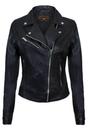 Black Leather Brando Biker Jacket -Loughton, Image 1 of 4