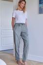 Pale Green "Orkney" Herringbone Brushed Cotton Pyjama Trousers, Image 1 of 2