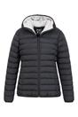 Black Mountain Warehouse Black Faux Fur Lined Padded Jacket, Image 5 of 5