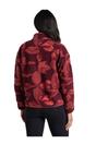 Red Catalina Leaf Print Fleece Jacket, Image 2 of 4