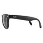 Black Rectangle Black Green Polarized Folding Wayfarer 4105 Sunglasses, Image 3 of 4
