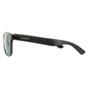 Black Polaroid Black Rectangle Shiny Black Grey Polarized Sunglasses, Image 3 of 4