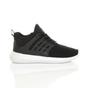 Black AJVANI Black Lace Up Trainers, Image 2 of 5