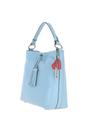 Light Blue Ashwood Leather Light Blue 'Musette' Real Leather Hobo Bag, Image 4 of 5