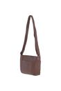 Brown 'Iverness' Real Leather Crossbody Bag, Image 5 of 5