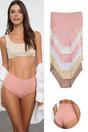 Multi 7 Pack Seamless High Waist Knitted Briefs Multipack, Image 1 of 2