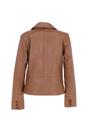 Tan Ashwood Leather Tan 'Angelica' Real Leather Two Button Blazer, Image 4 of 5