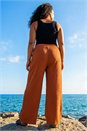 Rust Curve Textured Stretch Trouser, Image 3 of 4