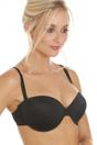 Black Camille Lingerie Black Bandeau Cup T-Shirt Multiway Bra, Image 1 of 4