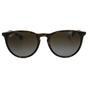 Brown Round Tortoise & Gunmetal Brown Gradient Polarized Erika 4171 Sunglasses, Image 1 of 3