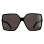 Black Saint Laurent Black Square Black Grey Sunglasses, Image 1 of 6