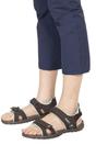 Navy Zulu Cropped Trousers, Image 4 of 5