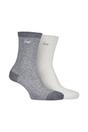 Grey 2 Pack Supersoft Hiking Boot Socks, Image 1 of 5