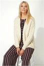 Natural Bobble Detail Textured Cardigan, Image 1 of 5