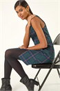 Forest  Check Print Pinafore Dress, Image 2 of 5
