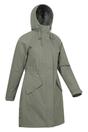 Khaki Polperro Lightweight Padded Waterproof Jacket, Image 3 of 4