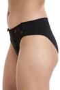 Black 3 Pack High Leg Floral Lace Briefs, Image 2 of 5