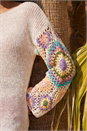 Multi  Crochet Sleeve Jumper, Image 4 of 4