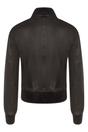 Black MA-1 Leather Bomber Jacket-Newcastle, Image 3 of 4