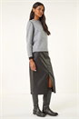 Grey Embellished Knit Jumper, Image 2 of 5