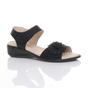 Black AJVANI Black Comfort Touch Close Sandals, Image 1 of 6
