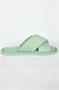 Green Cross Over Open Toe Slipper, Image 3 of 5