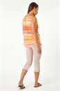 ORANGE Petite Tie Dye Print Top, Image 3 of 5