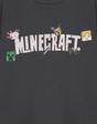 Charcoal Minecraft Logo T-Shirt, Image 3 of 3