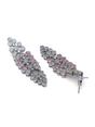 Light Pink AVANT-GARDE PARIS Light Pink Luxe Floral Cluster Statement Earrings, Image 1 of 1