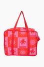 Pink Summery Double Handle Tote Bag, Image 1 of 3