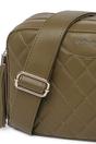 Khaki Quilted Cross Body Camera Bag, Image 2 of 2