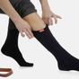Black Nylon 30-40mmhg Compression Socks, Image 3 of 5