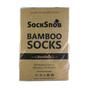 Black 4 Pack Bamboo No Show Invisible Socks for Wo, Image 4 of 4