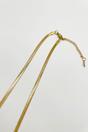 Gold Slim Snake Chain Necklace in Gold, Image 4 of 4