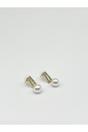 Gold Pearl Drop Earrings - Gift Boxed, Image 2 of 5