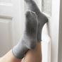 Grey Cashmere Socks Luxury Soft and Warm, Image 4 of 4