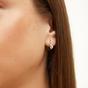 Silver Spero Silver Semi Hoop Knot Sterling Silver Earring, Image 2 of 2