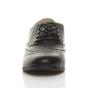 Black AJVANI Black Flat Lace Up Oxfords Brogues, Image 6 of 6