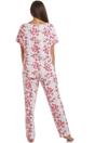 Pink Camille Lingerie Pink Spandex Full Length Pyjama Set, Image 5 of 5
