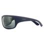 Blue Sport Wrap Matt Dark Blue Grey Polarized Sunglasses, Image 3 of 4