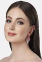 Pink AVANT-GARDE PARIS Pink Diva Collection Chandelier Drop Earrings, Image 4 of 5