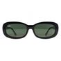 Black Oval Polished Black Green RB2221, Image 1 of 3