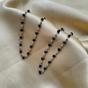 Gold Crystal Beads Mangalsutra Nazaria Bracelet, Image 2 of 3