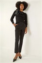 Black Tapered Leg Smart Trouser, Image 1 of 5
