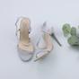 Grey High Heel Party Barely There Sandals, Image 4 of 6