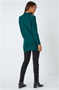 Emerald Longline High Neck Tunic Jumper , Image 3 of 5