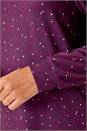 Plum Spot Print Pyjama Set, Image 5 of 5