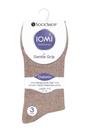 Brown 6 Pack Non Elastic Diabetic Socks, Image 2 of 5